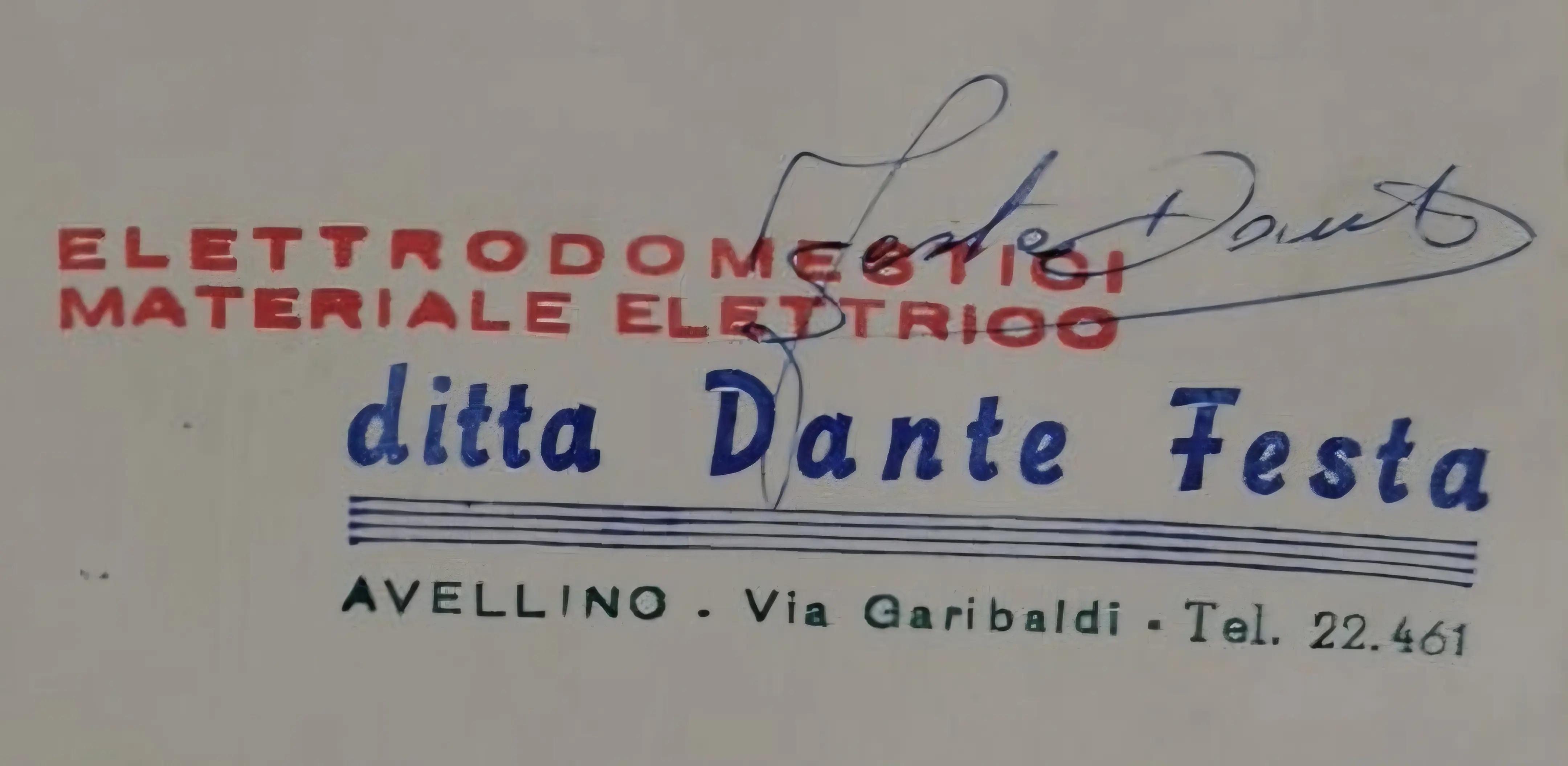 Dante Festa personale storico
